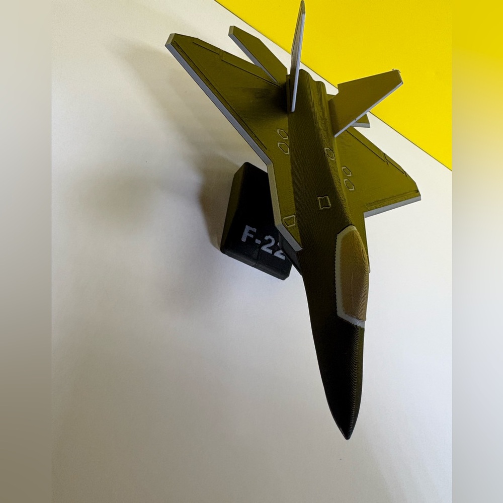 3D printed Lockheed Martin F-22 Raptor
